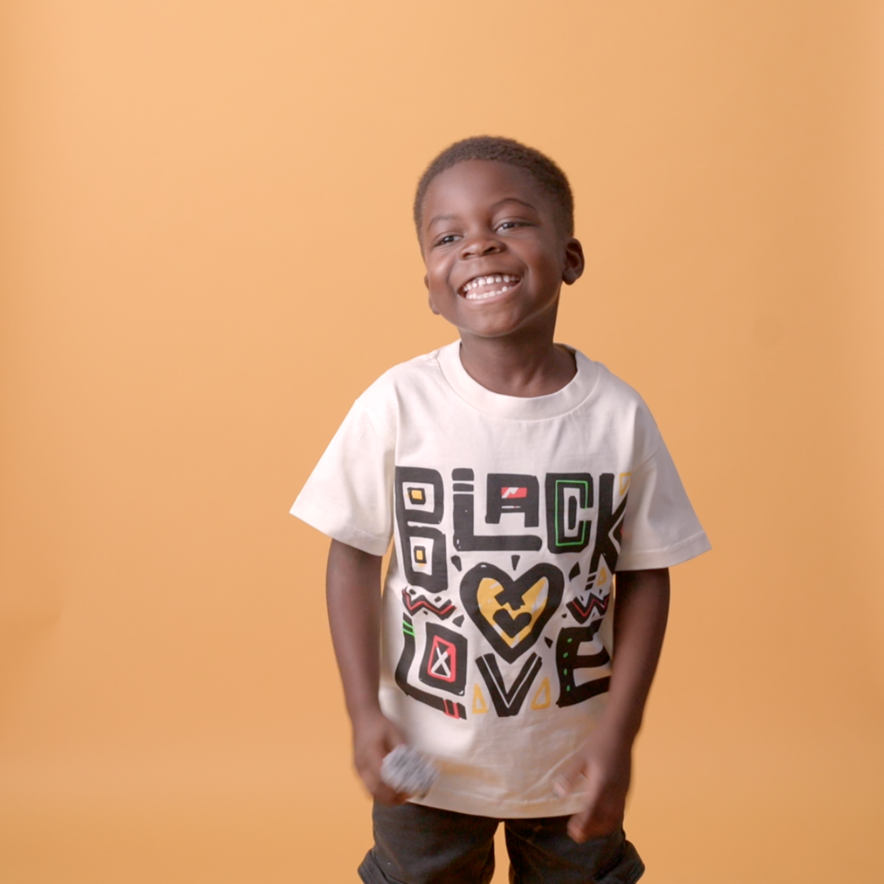 BLACK LOVE - Youth Tee | Cream