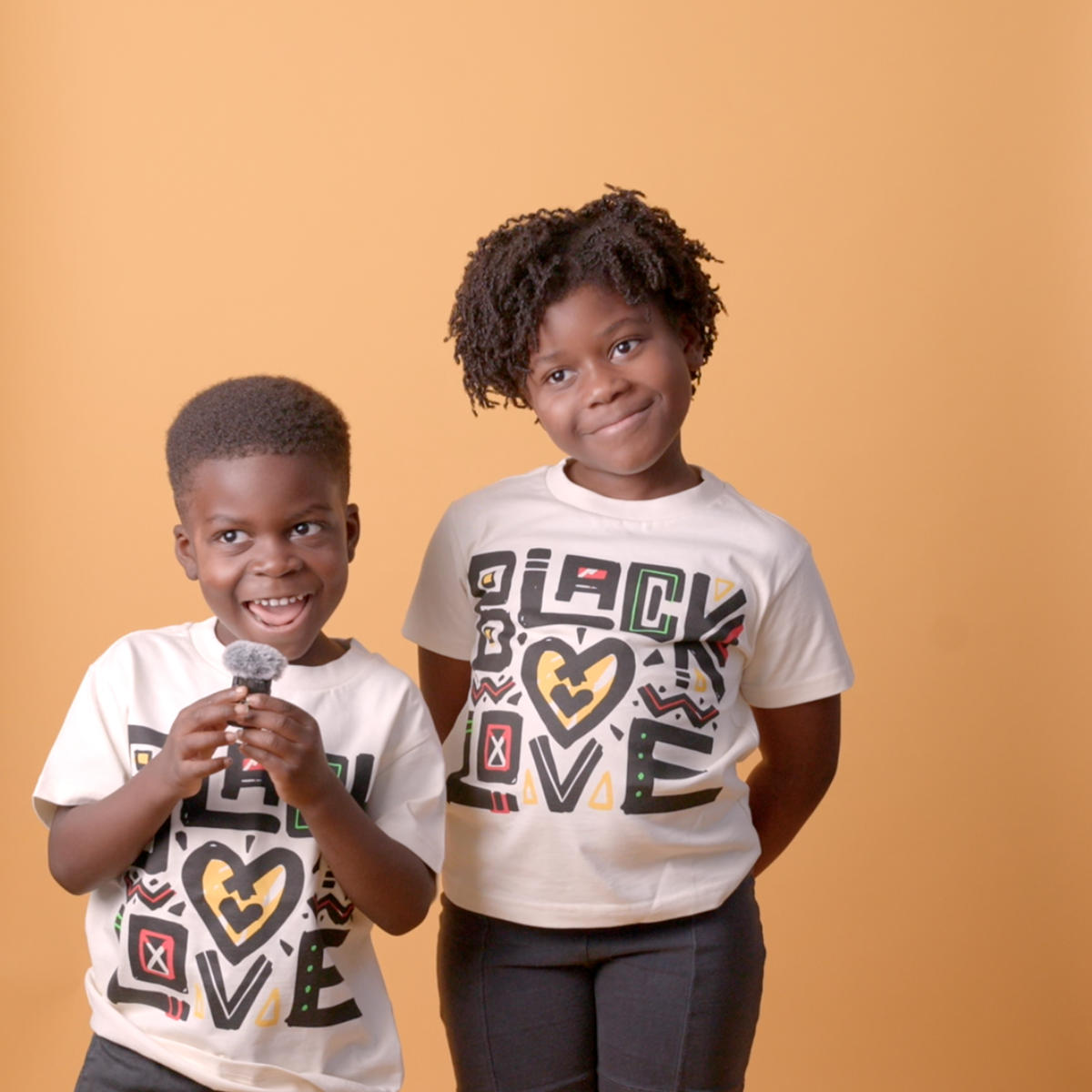 BLACK LOVE - Youth Tee | Cream